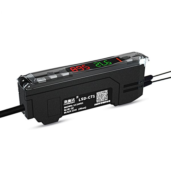 RGB Three-Color Lighting Source Color-Sensitive NPN/PNP NO/NC Fiber Optic Amplifier Fiber Optic Detector Automated Mechanical