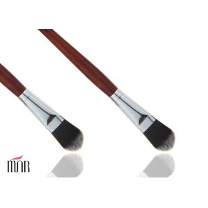 Professional Single Powder Tapered Foundation Brush Makeup With Wooden Handle
