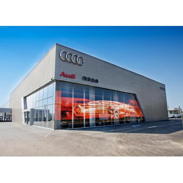 High Brightness Transparent LED Panel , Advertising LED Transparent Screen