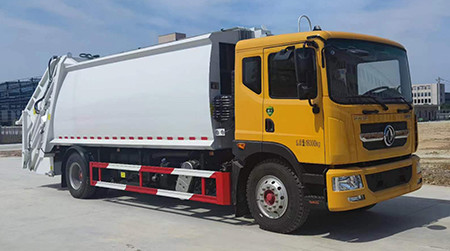Buy Self-handling compressive bin cleaning vehicle compactor garbage truck at wholesale prices