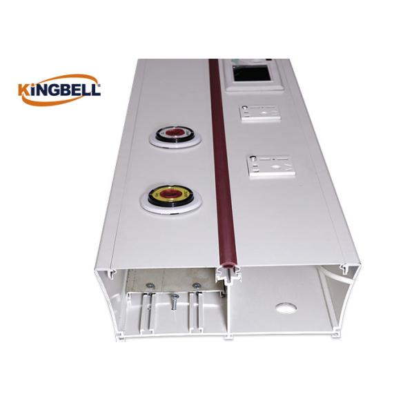 Hospital ICU Bed Head Panels With Nurse Call Vacuum / Oxygen Gas 1500mm Length