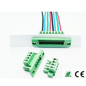 5.08mm pitch Feed Through Flange Screw Terminal Blocks Dismountable