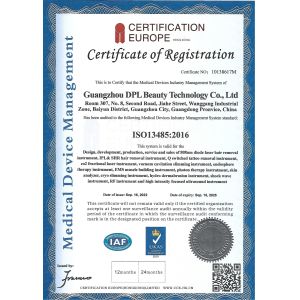 Guangzhou DPL Beauty Technology Co., Ltd. Certifications