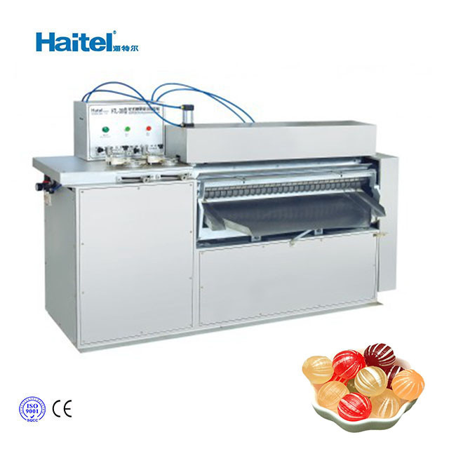 Quality Small Sweet Hard Round Ball Candy Roll Cutting Machine 1000kg/8H for sale