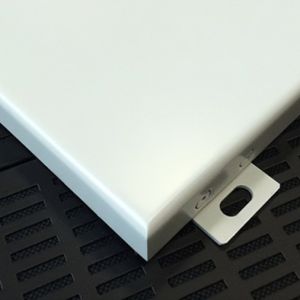 Erosion Resistant Brushed Aluminium Veneer Fluorocarbon Coated Anti Static