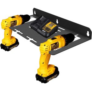 Cordless Drill Tool Holder for Power Tool Organization in Garage or Shed