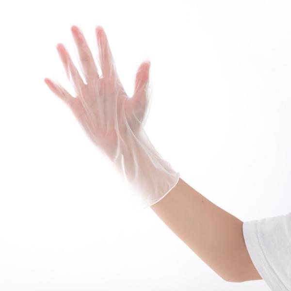 Buy PVC Transparent Disposable Protective Gloves Powder Free Vinyl at wholesale prices