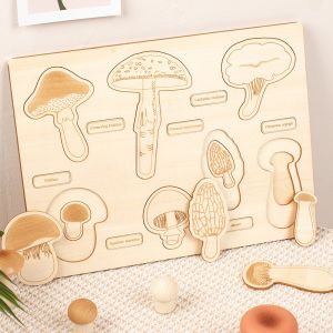 2 To 4 Years Mushroom Cognition Board Baby Developmental Exercises Hands On