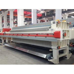 1250x1250mm Horizontal Plate And Frame Filter Press For Sludge Dewatering Edible