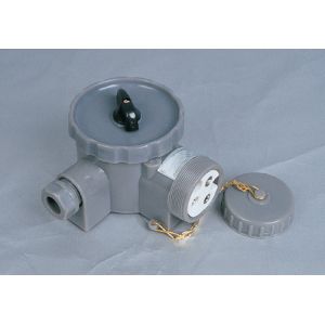 marine socket CZF3-2 nylon marine socket 500V marine plug and socket with switch