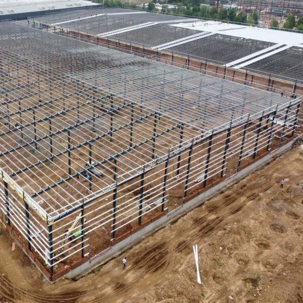 Buy Prefab Steel Structure Building Q235B Q355B ASTM A36 Certified at wholesale prices