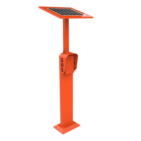 Buy Rugged Hands Free 3G Solar Powered Emergency Phone For Shopping Malls / Streets at wholesale prices