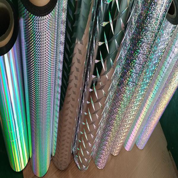 Custom Seamless Holographic Lamination Film Roll For Paper Board