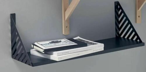 Nonstandard Steel Nature Color Wall Mount Floating Angle Shelf Brackets for Home Decor