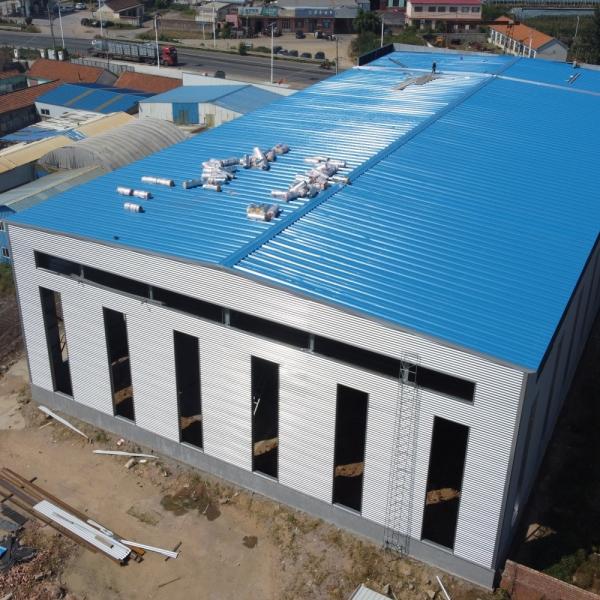 Buy Prefab Steel Structure Warehouse with H-Section Frame 50-Year Lifespan at wholesale prices