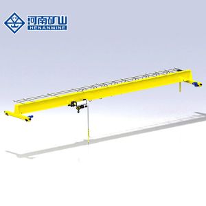 Geared Motor Overhead Travelling Crane , Frequency Control Garage Overhead Crane
