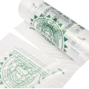 Quality 45*50Cm Black Disposable Point-Break Thickening Garbage Bag Material Flat Mouth Household Plastic Bag for Other Food for sale