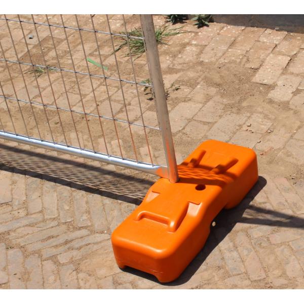 2.1m Tall Construction Safety Fence Panels , 75x100mm Mesh Portable Security Fence