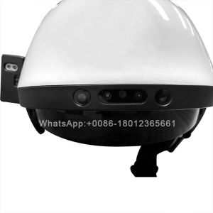 AI Function 5m Smart Temperature Measuring Helmet
