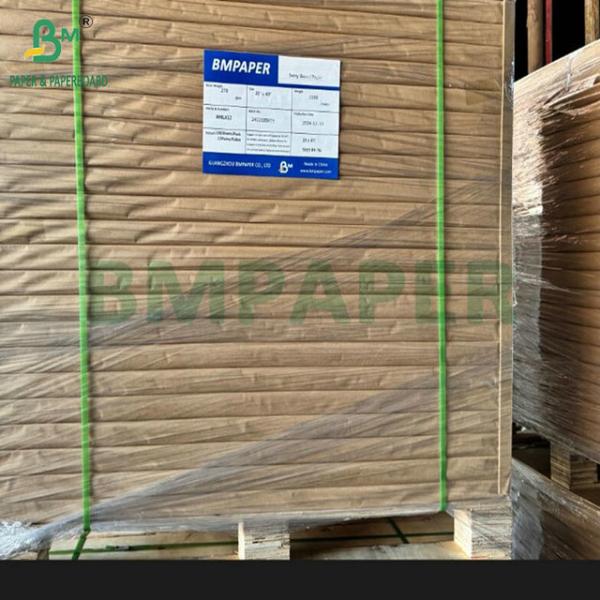 71 x 95cm 250gram 260gram Natural Color Unbleached CupStock Paper For Cups 