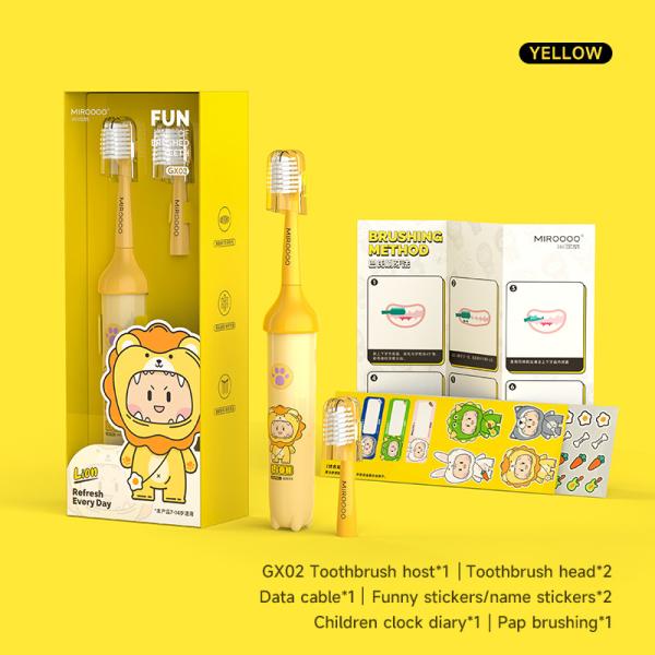 Buy Waterproof Electric Toothbrush Cartoon Smart Children Tooth Brush Automatic Toothbrush at wholesale prices