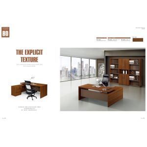 MDF Painting Modern Wood Desk , Office Desk Furniture Environmental Friendly