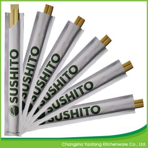 20cm Natural Custom Printed disposable Tensoge Bamboo Chopsticks