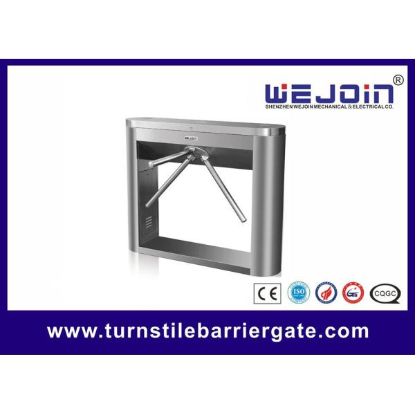 304 Stainless Steel Turnstile Barrier Gate Auto Security Tripod With Double