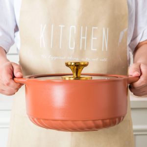 Modern Design Style Complete Cooking Pots Set With Ceramic Material