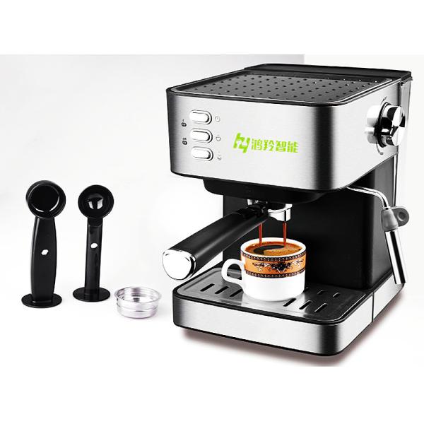 Portable Electric Espresso Coffee Machine Made of Stainless Steel for Home and Office