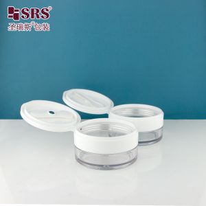 PETG003 PETG Material Flip Cap Plastic Jar Customization Clear Transparent