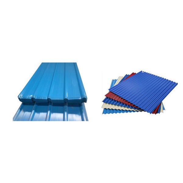 Color Coated Aluminium Profile Sheet Roofing , Recyclable Aluminium Roof Tiles