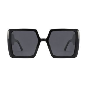 China Huge Square Acetate Sunglasses Womens OEM Lightweight Scratch Resistant on sale
