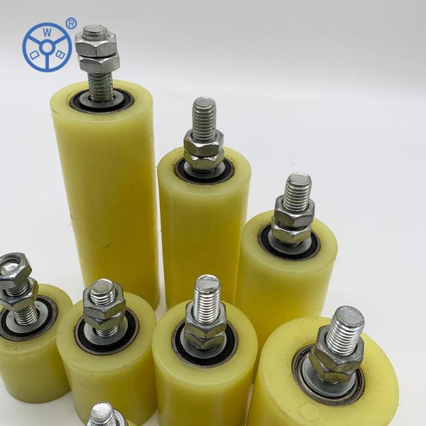 Non-Marking Rubber Casters Wheels Elastic Soft Orange for Easy Maneuvering and