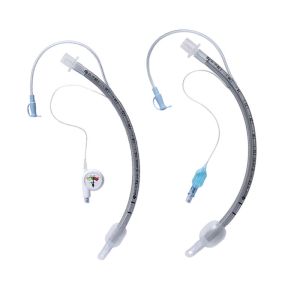Pvc Cuffed / Uncuffed Reinforced Endotracheal Tube Medical Suction Lumen