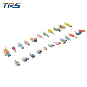 1:87 scale ABS plastic model painted figures model people 2.2cm for model