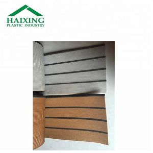 Luxury Soft Boat PVC Deck Flooring for Yacht Outdoor Install Glue 3M/Sika
