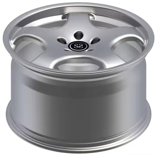 Staggered Front 8.5Jx19 ET50 Rear 11.5Jx19 ET76 Wheels For Porsche 991 Gloss Silver Forged 1-PC Rims