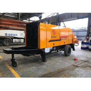 80CBM/H 16MPa Mini Concrete Mixer With Pump , Stationary Concrete Pump