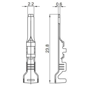Weatherproof Automotive Wire Crimp Connectors / Automotive Style Electrical
