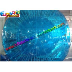 Inflatable Blue Water Walking Ball , Big Kids Rolling Bubble Ball