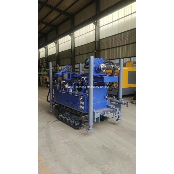 180m Mini Crawler Water Well Drilling Rig with 77.3KW YuChai Engine for Borehole