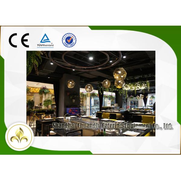 Stainless Steel Filter Teppan Yaki Grill Table Basic Configuration