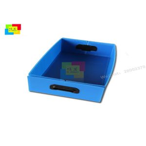 Recyclable Corrugated Plastic Packaging Boxes Containers Electronic Industry