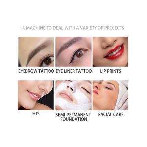 MTS Factory Price Permanent Makeup Tattoo Machine Gun Silver Aluminum Material