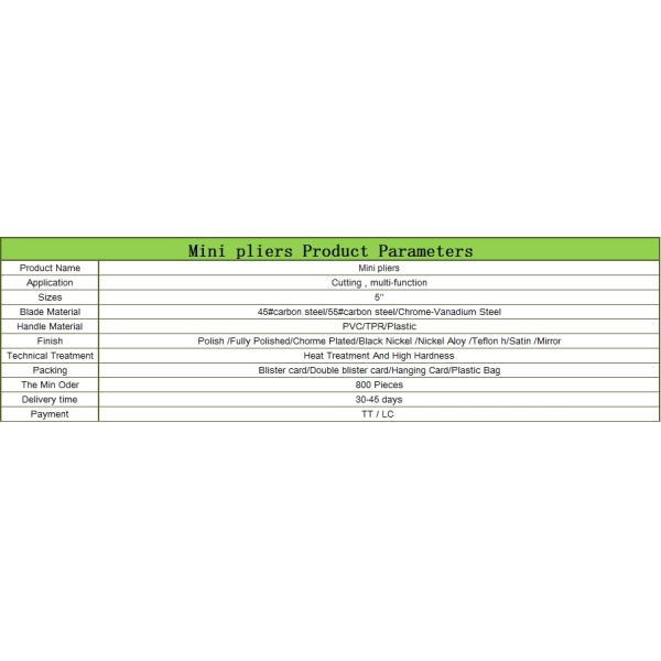 4.5" mini combination plier