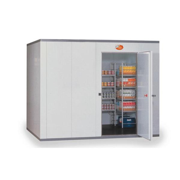 Air Cooling 2-8 Degree PU Panel Stainess Steel Cold Room Chiller For Food Storage