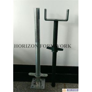 BS1139 Scaffold Adjusting Screw Jack For Leveling Scaffolding Systems