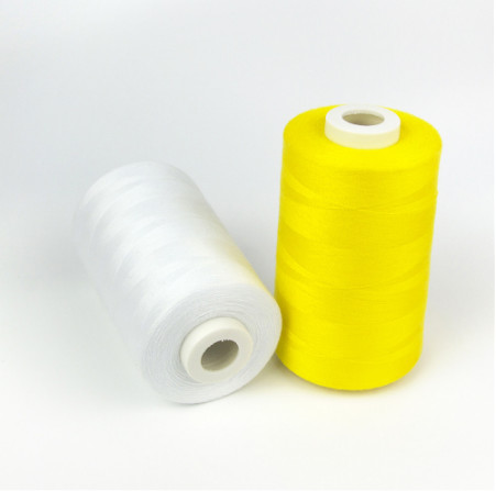 High Tenacity 60 / 2 60 / 3 100 Spun Polyester Sewing Thread For Industrial