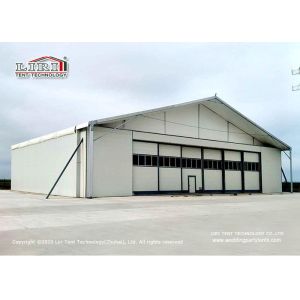 Waterproof 20m Aircraft Hangar Tent With Electric Rolling Door